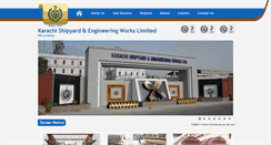 Desktop Screenshot of karachishipyard.com.pk